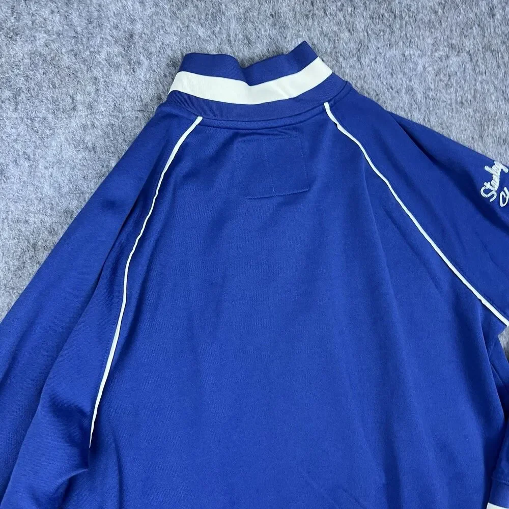 Vtg CCM Tampa Bay Lightning Men's Jacket Zip Up Stanley Cup 2004 Blue Size XL